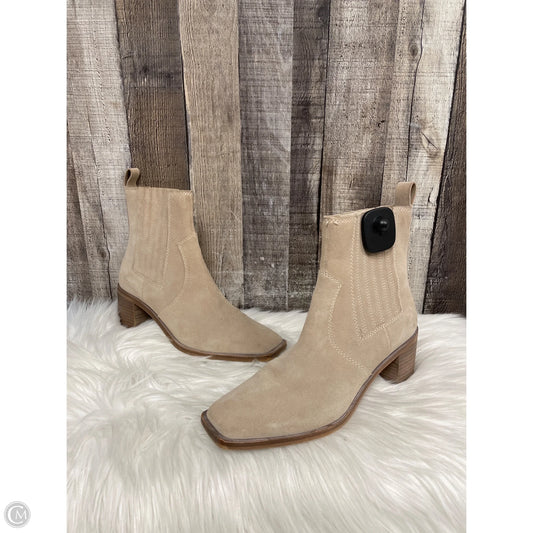 Boots Ankle Heels By Dolce Vita In Tan, Size: 9