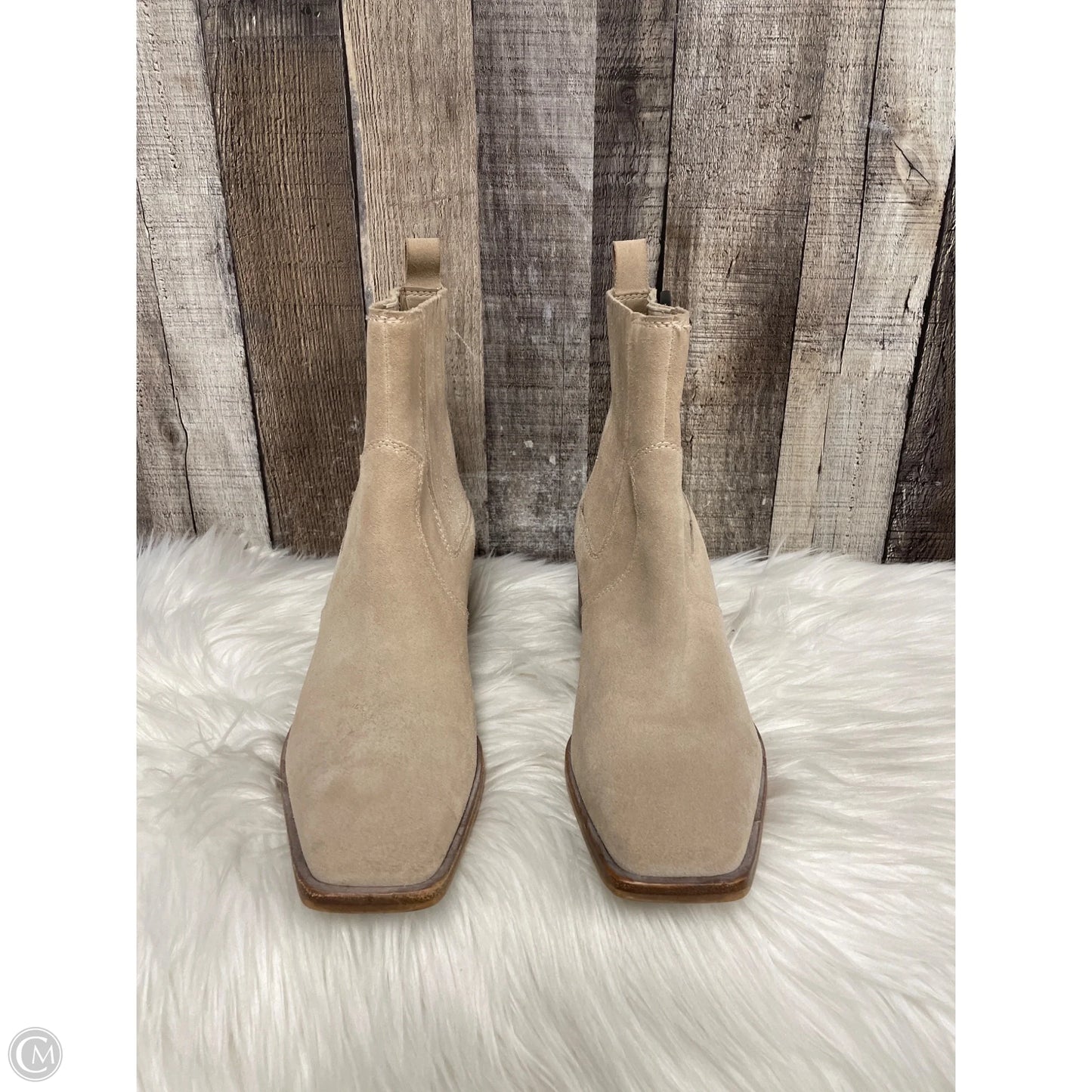 Boots Ankle Heels By Dolce Vita In Tan, Size: 9