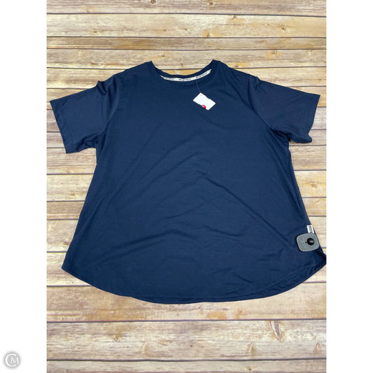 Top Short Sleeve By Duluth Trading In Navy, Size: L