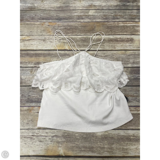 Top Sleeveless By Anthropologie In White, Size: Xl
