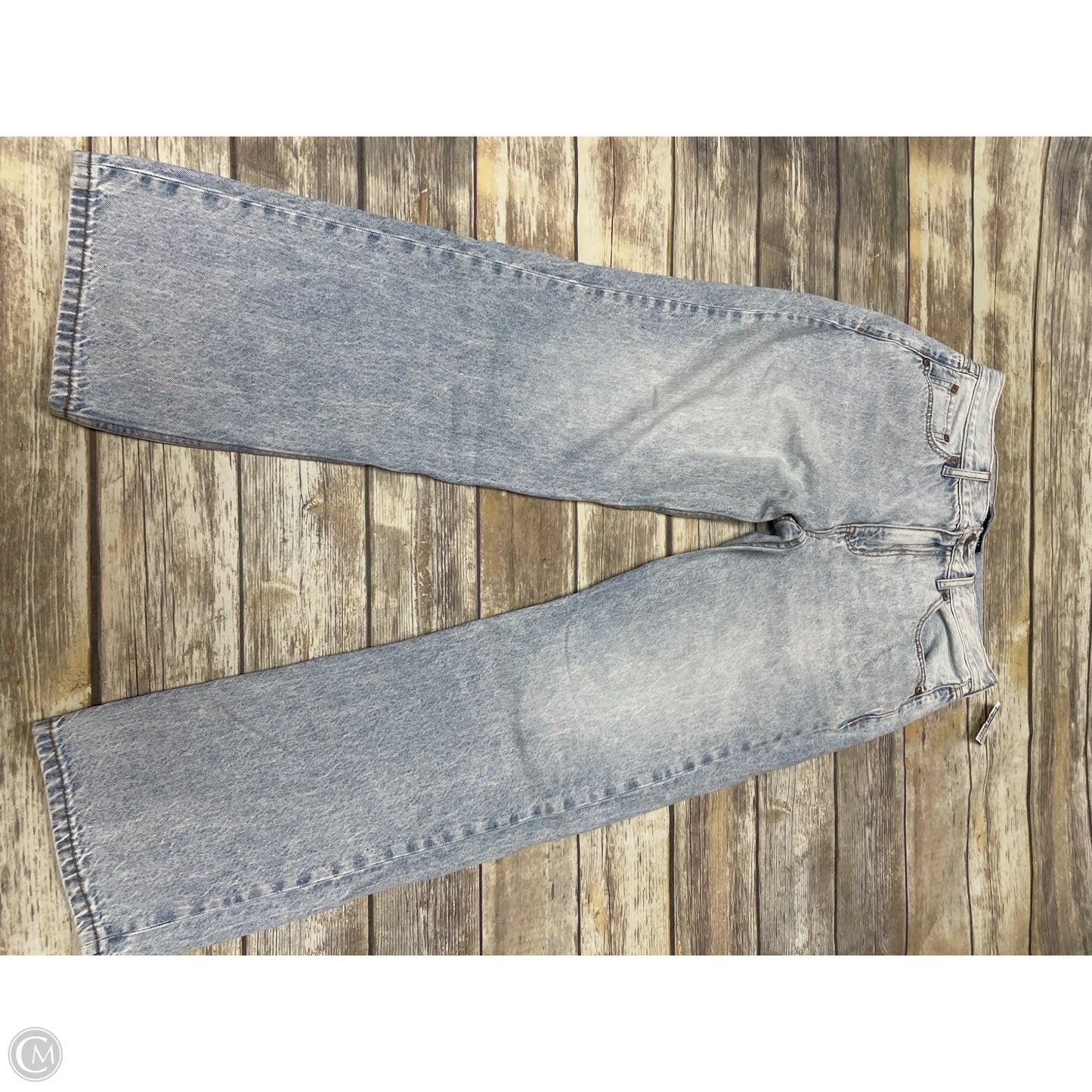 Jeans Straight By Aeropostale In Blue Denim, Size: 10