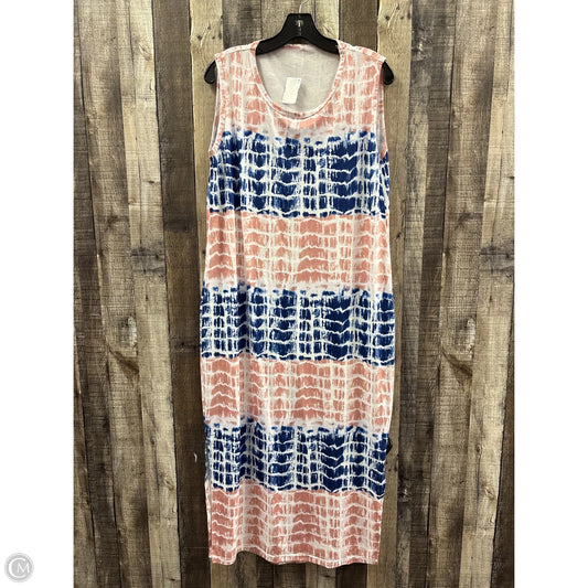 Dress Casual Maxi By Cmf In Tie Dye Print, Size: M
