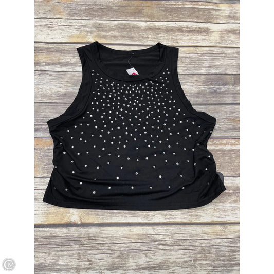 Top Sleeveless By Shein In Black & White, Size: 1x