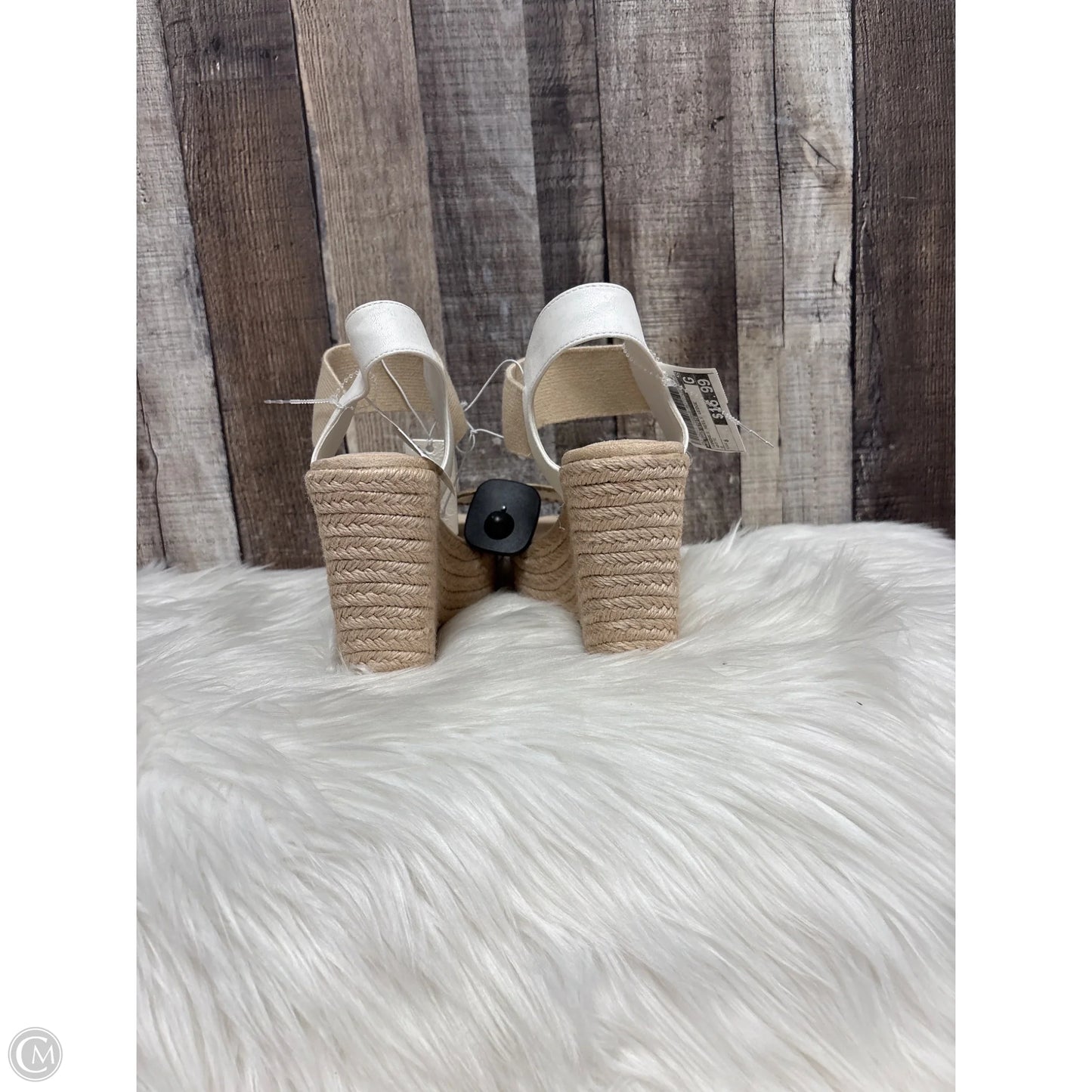 Sandals Heels Wedge By Altard State In White, Size: 8