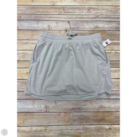 Athletic Skort By Tek Gear In Tan, Size: Xl