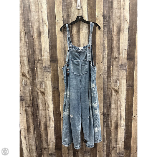 Jumpsuit By Easel In Blue Denim, Size: L