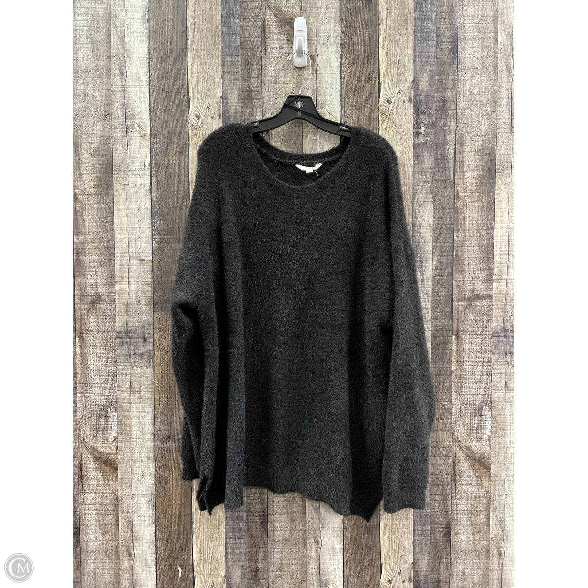 Sweater By Terra & Sky In Black, Size: 1x
