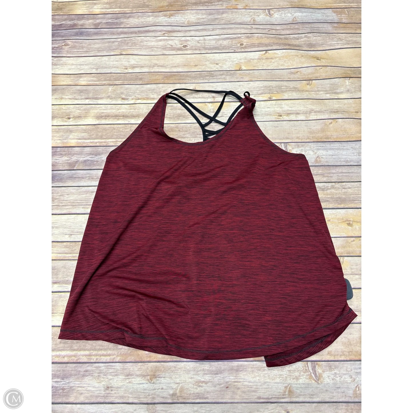 Athletic Tank Top By Maurices In Maroon, Size: 3x