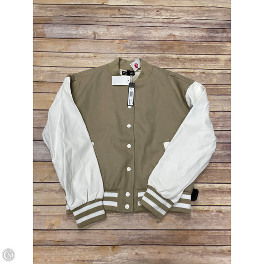 Jacket Other By Steve Madden In Brown & Cream, Size: S