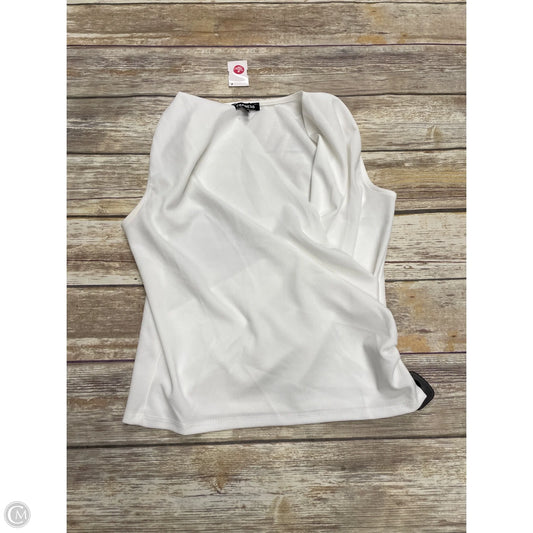 Top Sleeveless By Express In White, Size: S