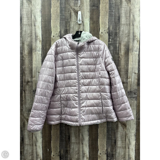 Coat Puffer & Quilted By Andrew Marc In Purple, Size: Xxl