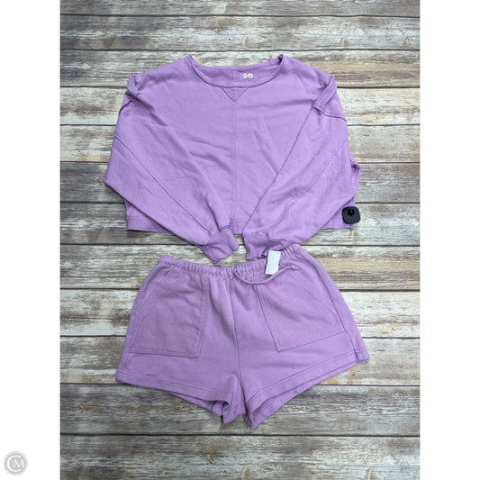 Skirt Set 2pc By So In Purple, Size: L