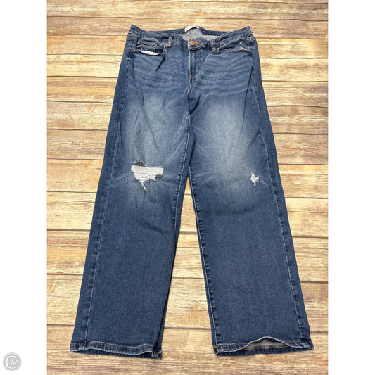 Jeans Straight By Lane Bryant In Blue Denim, Size: 20