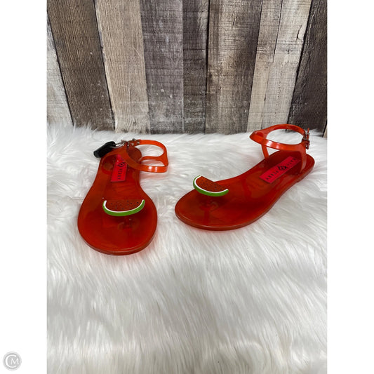 Sandals Flats By Katy Perry In Red, Size: 9