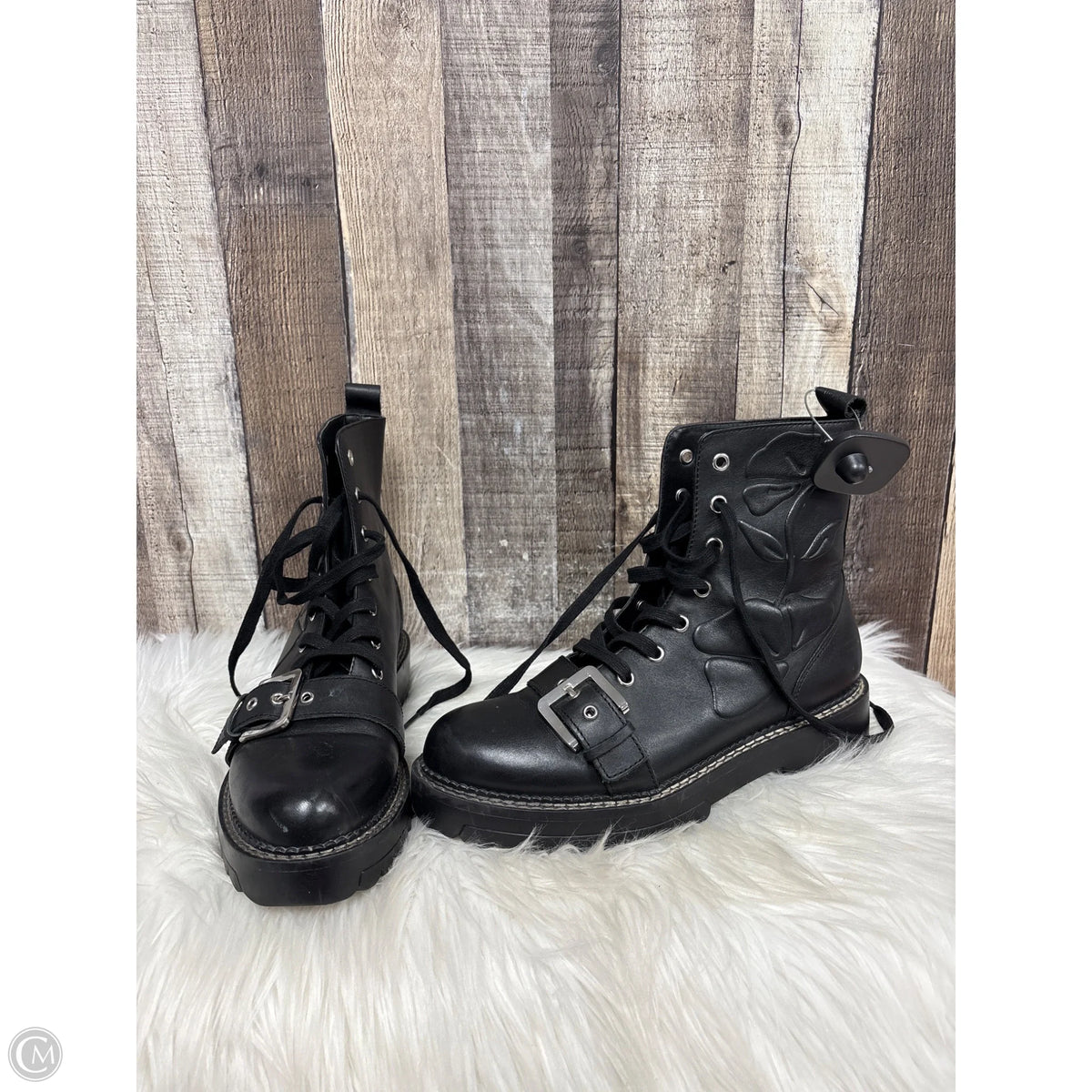 Boots Ankle Flats By Zara Basic In Black, Size: 9
