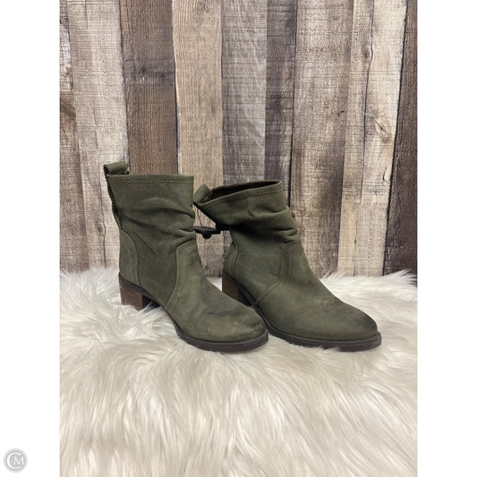Boots Ankle Heels By Sam Edelman In Green, Size: 8