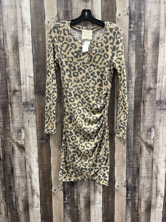 Dress Casual Maxi By Fantastic Fawn In Leopard Print, Size: S