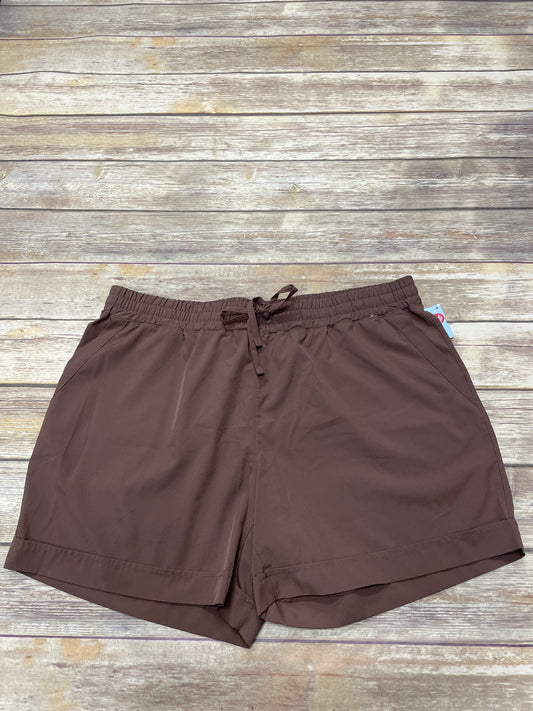 Athletic Shorts By Mondetta In Brown, Size: Xxl