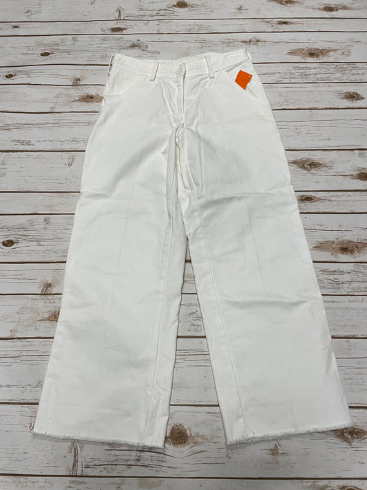 Jeans Cropped By Free People In White, Size: 2