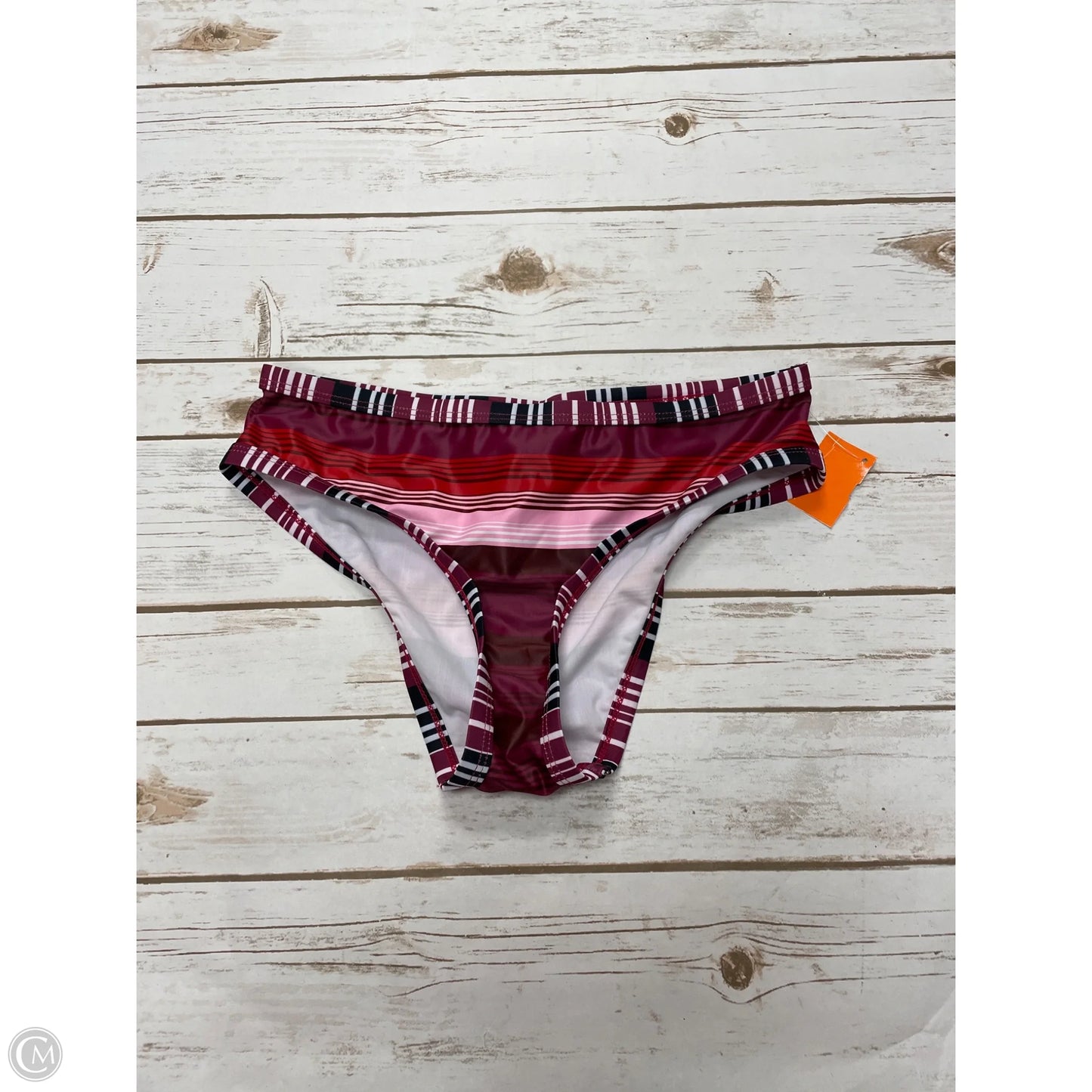 Swimsuit Bottom By Cupshe In Striped Pattern, Size: M