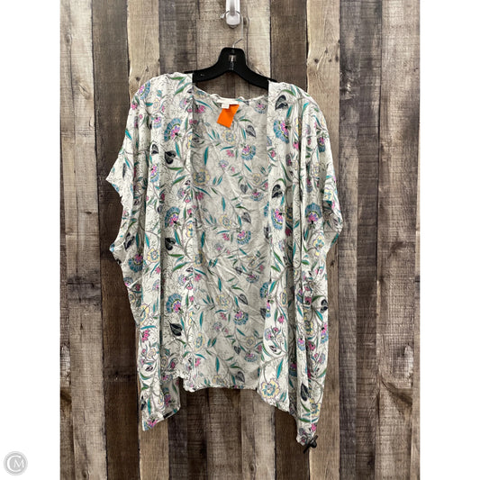 Kimono By Loft In Floral Print, Size: Xs