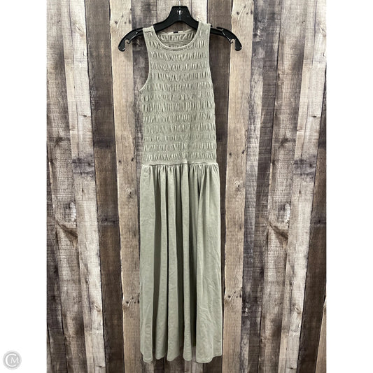 Dress Casual Midi By Universal Thread In Green, Size: S