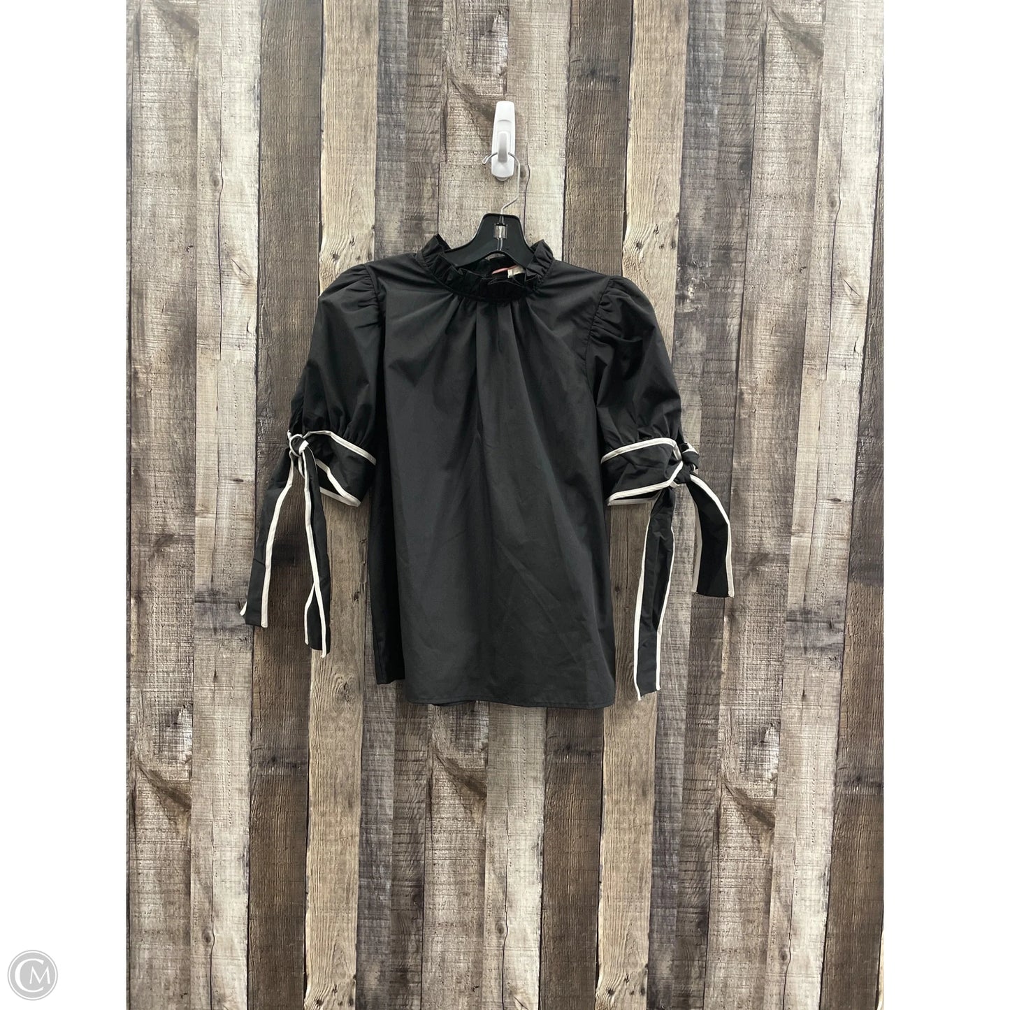 Top Short Sleeve Basic By Entro In Black, Size: S