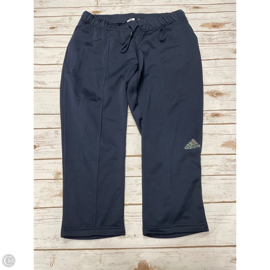 Athletic Pants By Adidas In Navy, Size: 1x