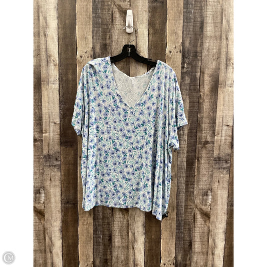 Top Short Sleeve By Old Navy In Blue, Size: 3x
