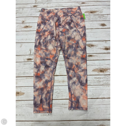 Athletic Leggings By Mta Pro In Multi-colored, Size: L