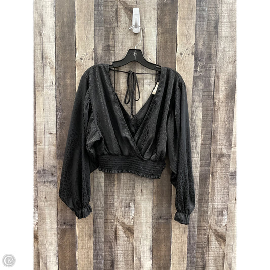 Top Long Sleeve By Altard State In Black, Size: M