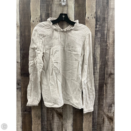 Top Long Sleeve By Sonoma In Taupe, Size: Xs