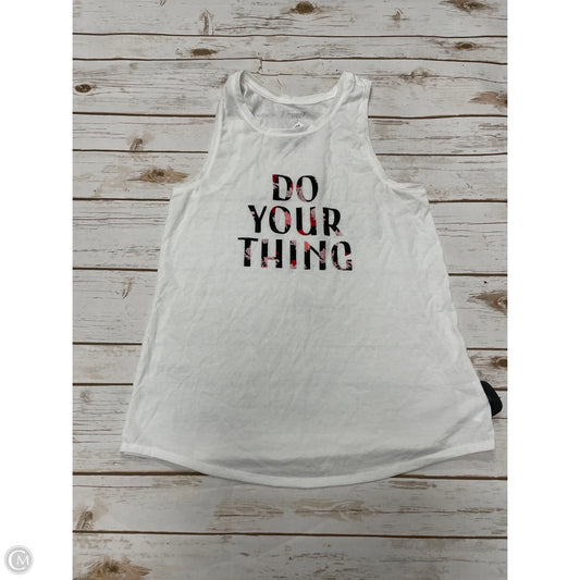 Athletic Tank Top By Old Navy In White, Size: S