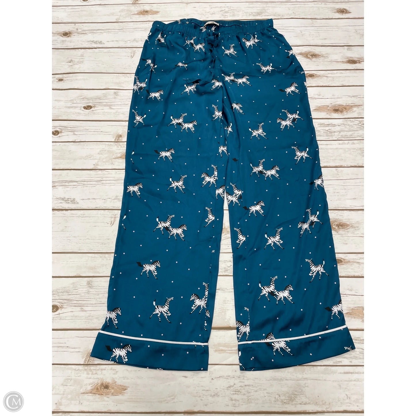 Pajamas 2pc By Loft In Teal, Size: L