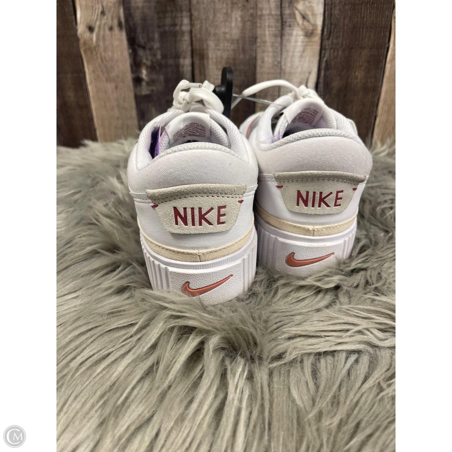 Shoes Sneakers By Nike In Pink & White, Size: 12