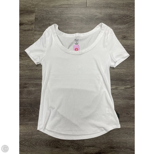 Top Short Sleeve By Falls Creek In White, Size: M