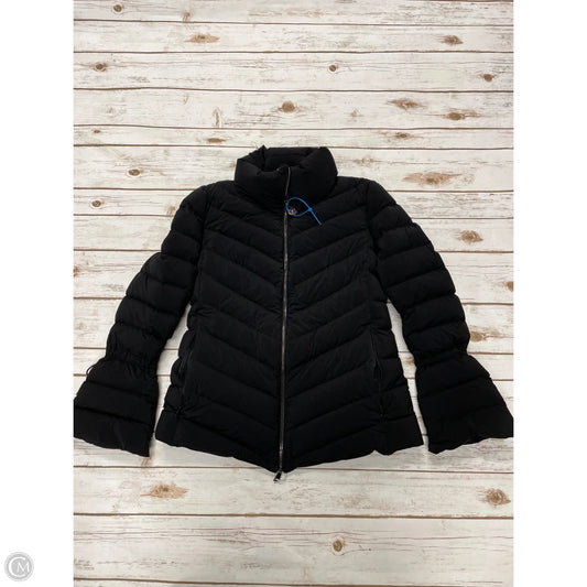 Coat Luxury Designer By Moncler In Black, Size: S