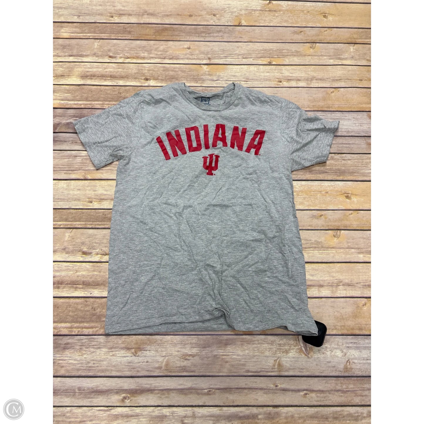 Top Short Sleeve Basic By Cme In Grey, Size: M