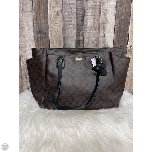 Diaper Bag Designer By Coach, Size: Large