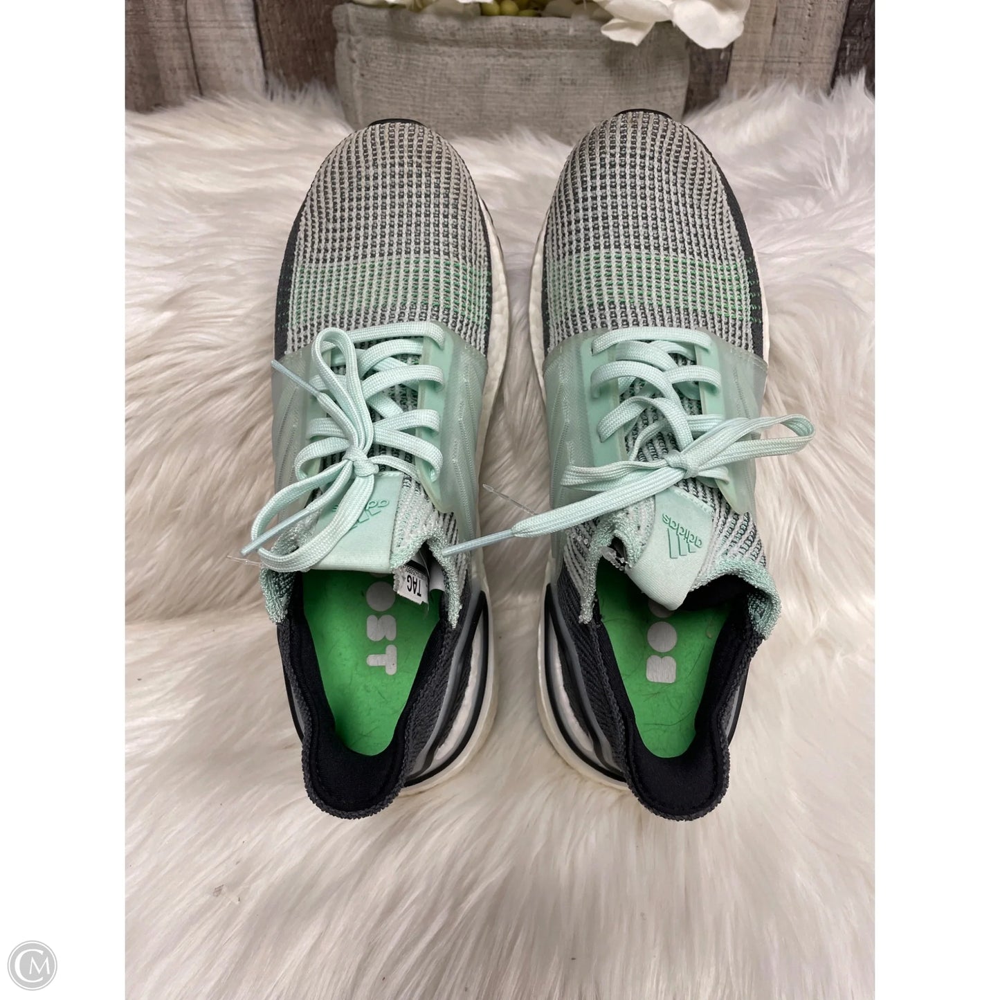 Shoes Athletic By Adidas In Green, Size: 10