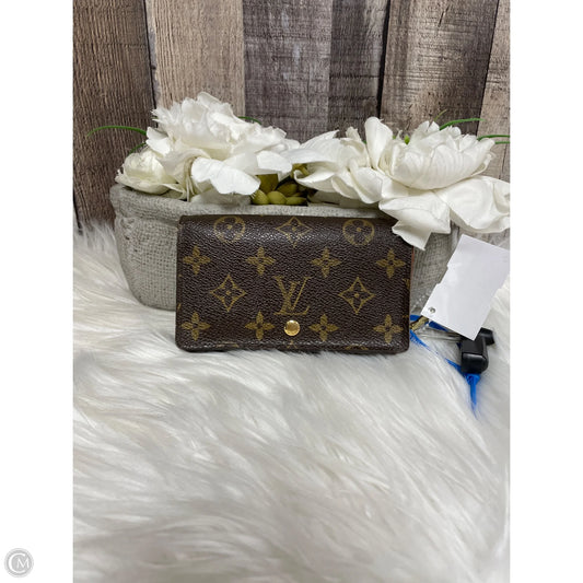 Wallet Luxury Designer By Louis Vuitton, Size: Small