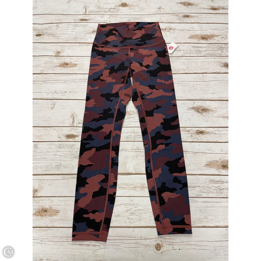 Athletic Leggings By Lululemon In Multi-colored, Size: 4