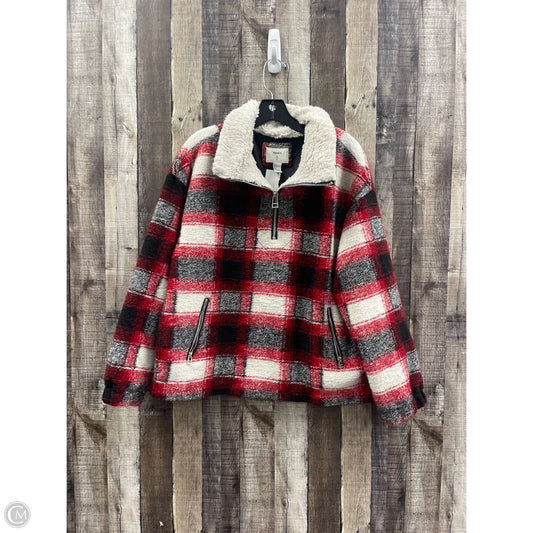 Jacket Fleece By Forever 21 In Multi-colored, Size: L