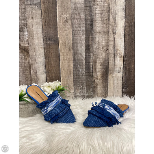 Shoes Flats By Lucky Brand In Blue, Size: 6.5