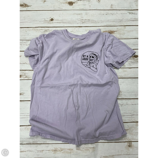 Top Short Sleeve Basic By Comfort Colors In Purple, Size: M