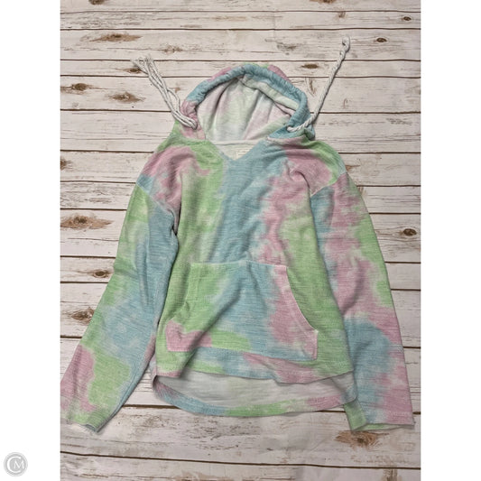 Sweatshirt Hoodie By Cme In Tie Dye Print, Size: L