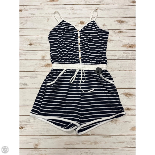 Romper By Cupshe In Striped Pattern, Size: L