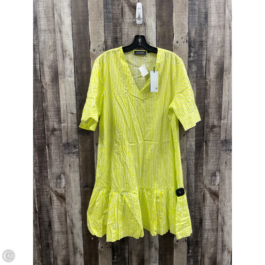 Dress Casual Midi By Cmc In Striped Pattern, Size: L