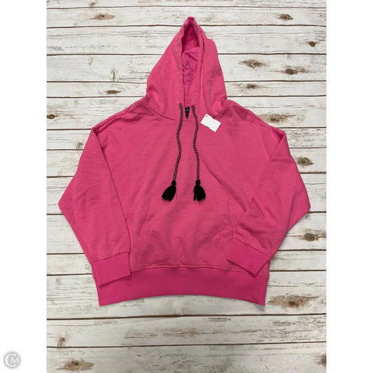 Sweatshirt Hoodie By Cme In Pink, Size: L