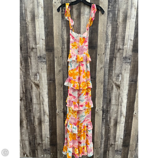 Dress Party Long By Wayf In Floral Print, Size: S